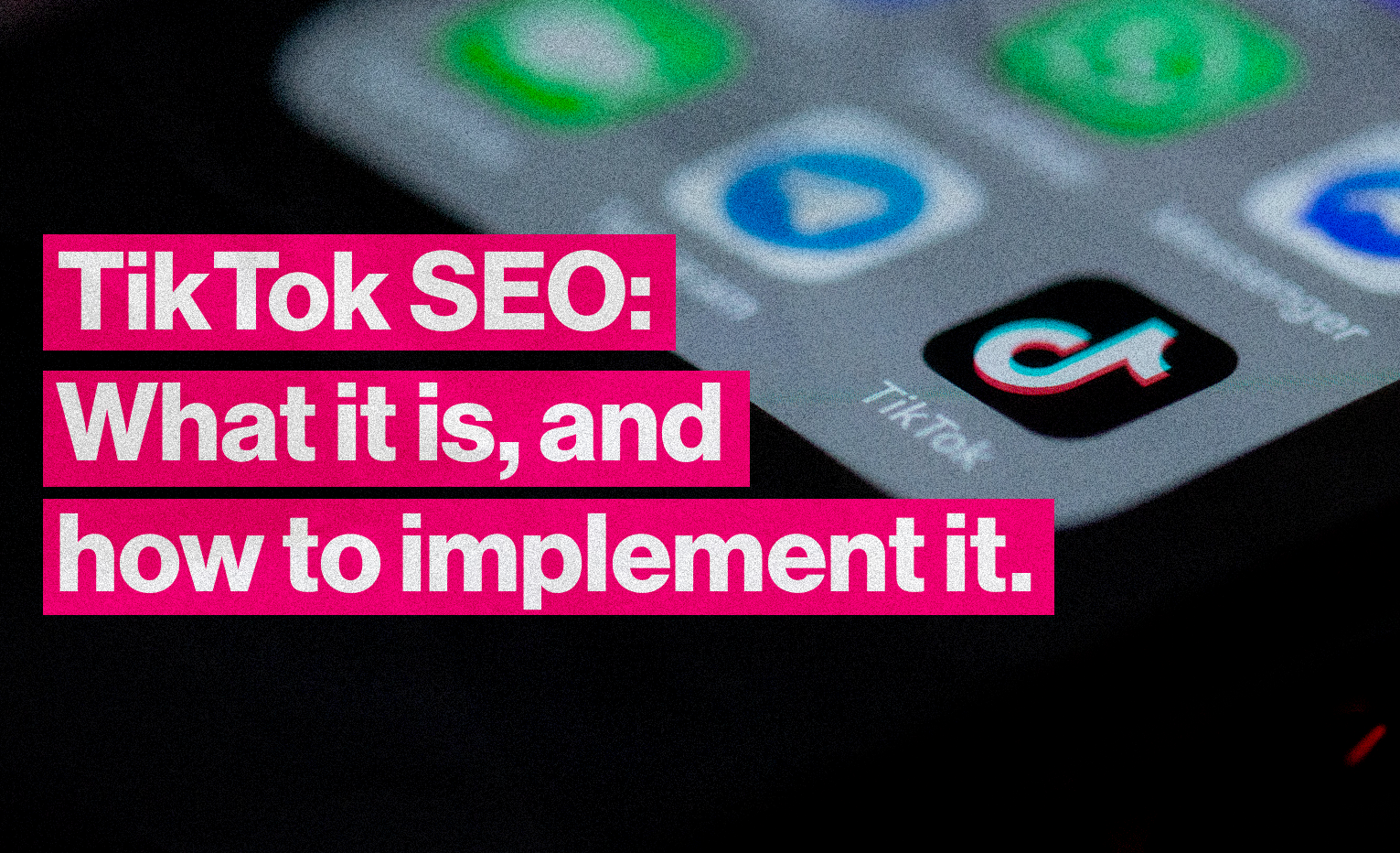TikTok seo